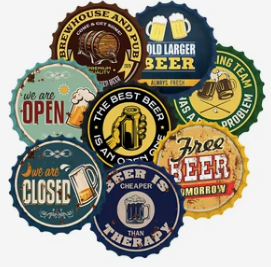 Chapa decorativa Cervezas 